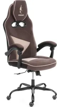 TetChair Arena metalBL (велюр, коричневый/бежевый, 6/7)