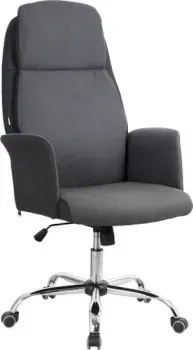 King Style SHL-17 Harbor Fabric PU Chrome (темно-серый)