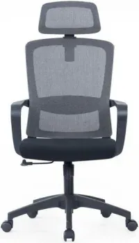 SitZone U-060A (сетка/ткань, черный, крестовина пластик)