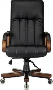 Бюрократ T-9932Walnut (черный, экокожа)