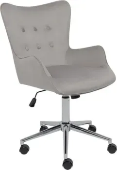 AksHome Bella Chrome Seven 324 (велюр/серый)