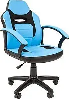 CHAIRMAN Kids 110 (экопремиум, черный/голубой)