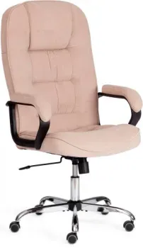 TetChair СН9944 флок/хром (бежевый)