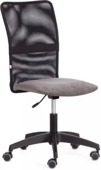 TetChair 29/W-11 флок/ткань (серый/черный)