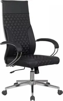 SitUp Mike chrome (экокожа Black/Black)