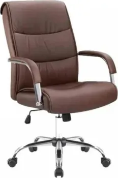 SitUp Bryan сhrome (экокожа Dark Brown)