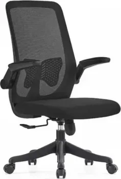 SitUp Amelia PL Black без подголовника (сетка Black/ткань Black)