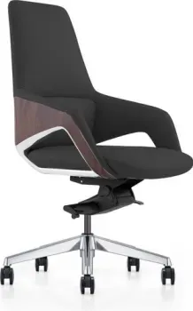 Norden Шопен LB FK 0005-B Black Leather (кожа/черный/алюминий)