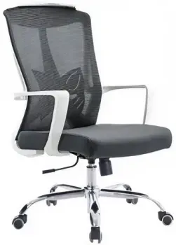 SitUp Sigma white chrome (сетка black/black)