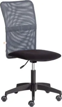 TetChair Star флок/ткань (черный/серый, 35/W-12)