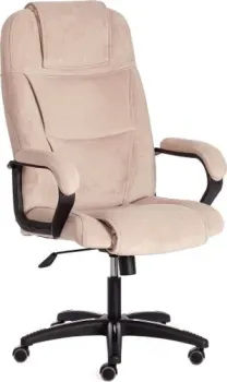 TetChair Bergamo (флок, хром/бежевый)
