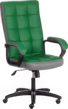 TetChair Trendy (кожзам/ткань, зеленый/серый)