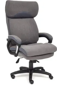 TetChair Duke (флок/ткань, серый/серый)