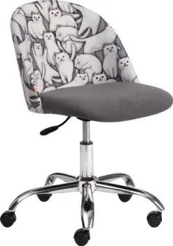 TetChair Melody Cats/29 (ткань/флок, серый)