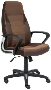 TetChair Inter (искусственная кожа, флок, ткань, коричневый)