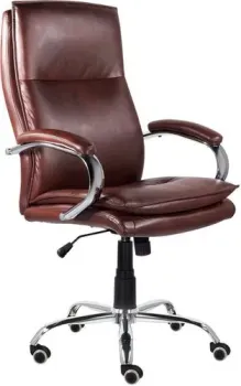 Brabix Premium Cuba EX-542 (экокожа/коричневый)