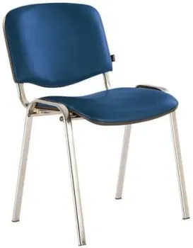 Brabix Iso CF-001 (кожзам, синий)