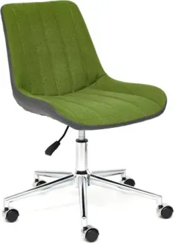 TetChair Style (иск. кожа/ткань, зеленый/металлик)
