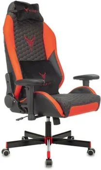 Бюрократ Knight Neon (черный/красный экокожа)