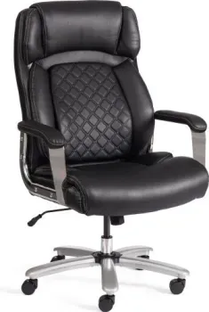 TetChair Atlant (рецикл. кожа/иск. кожа, черный)