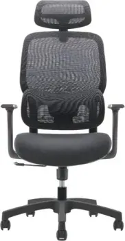 SitZone U-073A (сетка/ткань, черный)