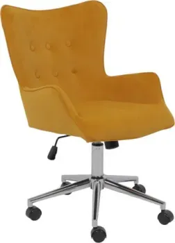 AksHome Bella Chrome Kiton 719 (велюр/оранжевый мимоза)