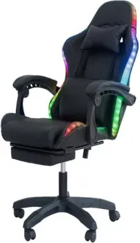 AR GAMING AR 009 (с LED подсветкой, черный/зеленая строчка)