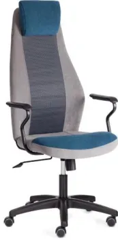 TetChair Aviator (флок, ткань, синий/серый 32/29/W2-1)