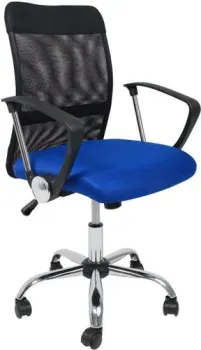 AksHome Aria light Eco (черный/сетка синий)