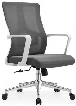 SitUp Cube white chrome (сетка grey/grey)