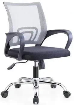 SitUp MIX 696 chrome (сетка light grey/black)