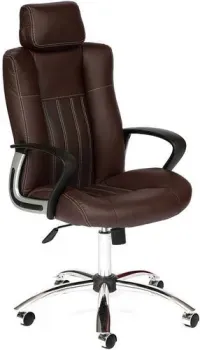 TetChair Oxford (иск.кожа, коричневый/коричневый перфорированный)