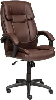 TetChair Oreon (иск.кожа, коричневый/коричневый перфорированный)