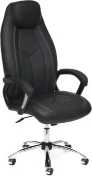 TetChair Boss (иск.кожа, хром/черный)