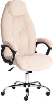 TetChair Boss (флок, бежевый/бежевый)