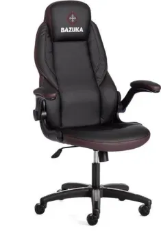 TetChair Bazuka (иск.кожа, черный/черный перфорированный/коричневый)