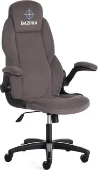 TetChair Bazuka (флок, серый/серый перфорированный)