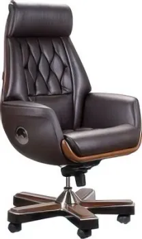Norden Трон YS1505A (коричневая кожа)