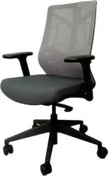 Chair Meister Nature II 3D с подлокотниками без подголовника (черный/темно-серый)