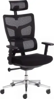 TetChair MESH-11HR (ткань/сетка, черный)