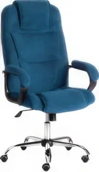 TetChair Bergamo (флок, хром/синий 32)