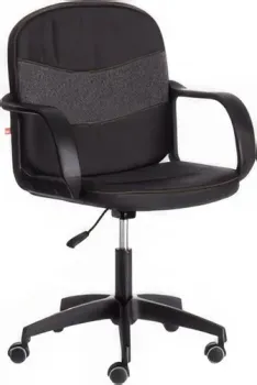 TetChair Baggi PA (кожзам/ткань, черный/серый)