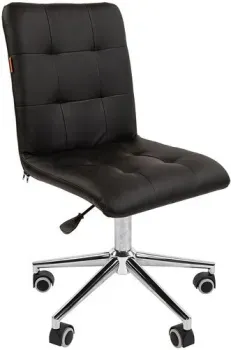 CHAIRMAN 030 Chrome (экокожа, черный)