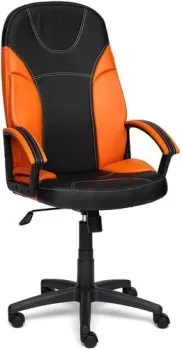 TetChair Twister (иск. кожа, черный/оранжевый)