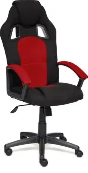 TetChair Driver (ткань, черный/красный)