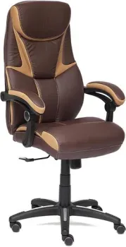 TetChair Cambridge (иск. кожа/ткань, коричневый/бронзовый)