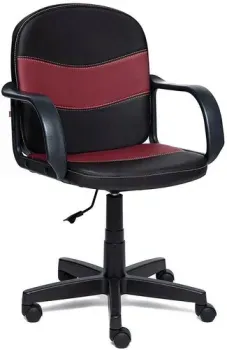 TetChair Baggi (иск. кожа, черный/бордовый)