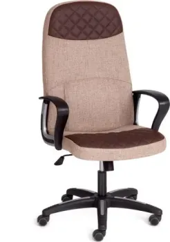 TetChair Advance (иск. кожа/ткань, светло-коричневый/коричневый)