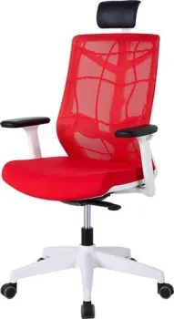 Chair Meister Nature II Slider (белая крестовина, красный)