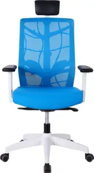 Chair Meister Nature II Slider (белая крестовина, голубой)